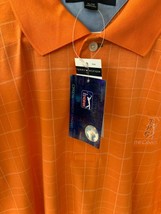 Tommy Hilfiger Mens Pga Golf Orange White Official Tour Polo Top Shirt Nwt Xl - £42.69 GBP