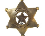Old west Badges Deputy u.s. marshal 169535 - £15.79 GBP