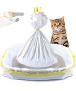 Cat Litter Box Liners, 14 Count Jumbo Extra Durable Large Drawstring Kit... - $39.99