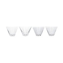 Mikasa C000214 Cheers&#39; Stemless Martini Cocktail Decorative Etching, Crystal Gla - $54.00