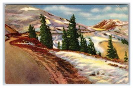 Timberline in Rocky Mountains Colorado CO  Linen Postcard S8 - £2.32 GBP