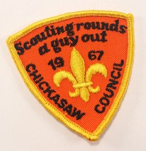 1967 Scouting Rounds Guy Out Chickasaw Council Boy Scouts of America BSA... - $10.52