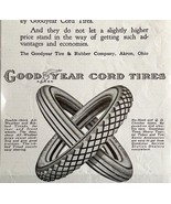 1916 Goodyear Cord Ties Bicycle Tire #1 Advertisement Akron Ohio DWMYC3 - $371.09 MXN