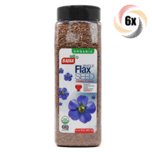 6x Shakers Badia Organic Whole Flax Seed Seasoning | 22oz | Kosher &amp; MSG Free - £45.44 GBP