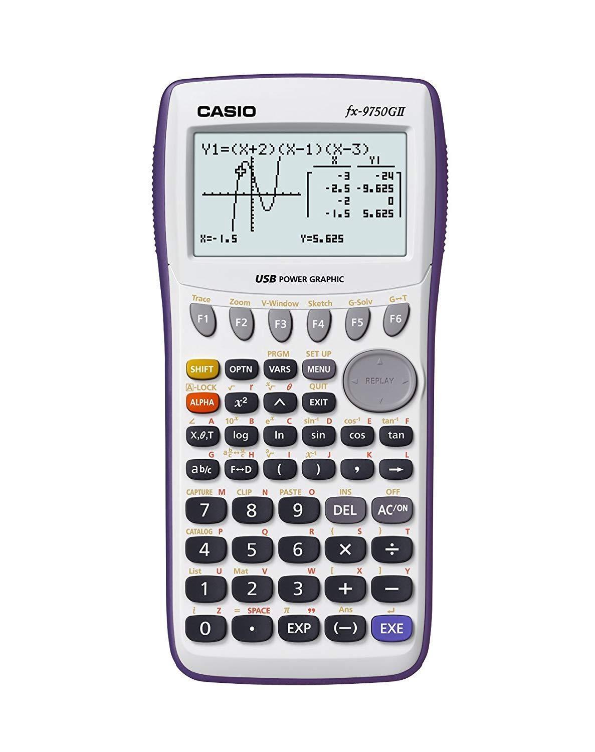 Primary image for Casio - FX-9750GII-WE - Graphing Calculator