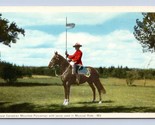 Royal Canadian Mounted Policeman Mountie Canada UNP WB Postcard L13 - £4.94 GBP