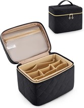 Makeup Bag Organizer Case with Detachable Insert Large Travel Make Up Bag Cosmet - £27.61 GBP