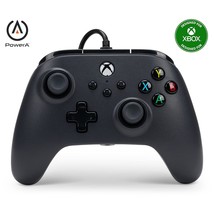 PowerA Wired Controller for Xbox Series X|S - Black, gamepad, wired video game c - £39.32 GBP
