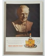 Old Grand-Dad Kentucky Straight Bourbon Whiskey Vintage Large Advertisement - $15.15