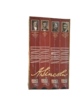 Lincoln A Film By Kunhardt Productions VHS Set Time Life Video 4 Tapes - £12.24 GBP