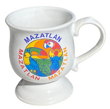 Vintage Mazatlan Parrot Mug Cup Colorful 1980s - $14.95