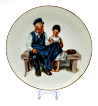 Norman Rockwell Collector Plate ~ 1986 Lighthouse Keepers Daughter 6.5&quot; - £15.84 GBP