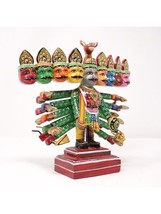 Wooden ravana traditional banaras handicraft - £70.63 GBP