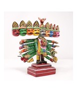 Wooden ravana traditional banaras handicraft - $88.36