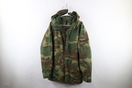 Vtg 90s Alpha Industries Mens M Long Camouflage Cold Weather Parka Jacket USA - £92.89 GBP