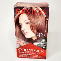 Revlon Colorsilk Hair Color #55 Light Reddish Brown - £7.43 GBP