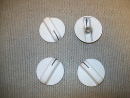 WP3196232 Maytag Whirlpool Range Oven Control Knobs White (Set of 4)  - £11.40 GBP