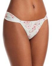 MSRP $95 Capitanna Women Mia Paisley Ruched Bikini Bottom Size Medium - £12.39 GBP