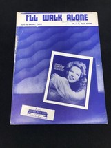 I&#39;ll Walk Alone 1944 Vintage Sheet Music Jule Styne Sammy Cahn - £7.07 GBP