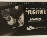 The Fugitive TV Guide Print Ad Harrison Ford Tommy Lee Jones TPA7 - £4.74 GBP