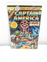 Marvel Comics 1977 - Captain America King Size Annual #4 - Jack Kirby Art - £6.00 GBP