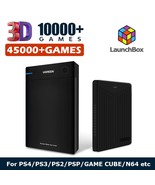 Launchbox External Game Hard Drive Disk 45000+Games PS4/PS3/PS2/Wii/Wiiu... - £172.91 GBP+