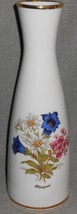 Schumann Arzberg Bavarian 10 1/4&quot; Tall Porcelain Vase w/Floral Motif - £23.73 GBP