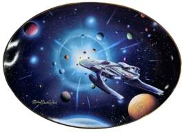Star Trek Plate Searching The Galaxy-Space Final Frontier Hamilton Colle... - £23.69 GBP