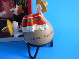 NIB w tag Hallmark Keepsake Ornament  Feliz Navidad 2.5&quot; 1996 - £6.36 GBP