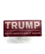 Donald Trump Make America Great Again Red White Letters Lapel Pin - $9.99