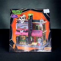 Lemax Spooky Town Skull and Rose Tattoo Studio - NEW IN BOX - Halloween Village - £71.62 GBP