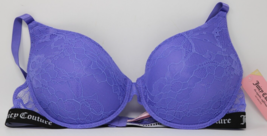 Juicy Couture Sexy T-Shirt Bra Glam Purple Samba  Sz 40C JC2074X NWT - £17.31 GBP