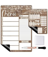 Wood Lights Magnetic Meal Planner | Weekly | Calendar &amp; Planners - $27.15 CAD