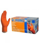 Gloveworks Nitrile Disposable Gloves M Orange 100 pk - $28.44 CAD