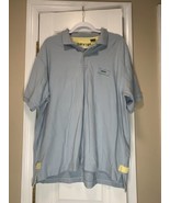 Orvis Heavy Cotton Fishing Polo Shirt Men&#39;s XL Blue Light Wash Short Sle... - $25.74 CAD