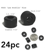 24pc 1995 OEM Orig TYCO Low Profile 440 440-X2 HO Slot Car REAR SILICONE... - $532.69 MXN