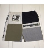 Vintage 1990s Passager Small Talk The Next Wave Drawstring Board Shorts ... - $51.86 CAD