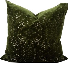 Pillow Throw HOWARD ELLIOTT 20x20 Pisani Emerald Green Polyester Down Insert - £215.02 GBP