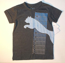 Puma Boys Logo Gray T-Shirt Size 4 NWT - $12.79