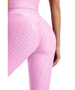 NEW (1) LYTE Sexy BBL Butt Lifting High Waist Gym Yoga TikTok PINK Leggi... - $28.42 CAD