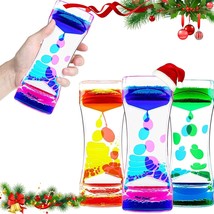 3 Pack Liquid Motion Bubbler Timer,Hourglass Liquid Bubbler Timer,Sensory Toys F - £30.36 GBP