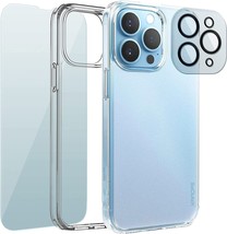 For iPhone 13 Pro Max Case Protection Bundle [1x shockproof protection crystal - £7.93 GBP