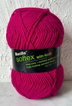 Vintage Bucilla Softex Win-Knit Worsted Weight Yarn - Partial Skein Mage... - $4.70