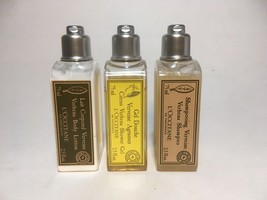 L&#39;Occitane Verbana Body Lotion/Citrus Shower Gel/Shampoo 2.5 oz Unisex *USED* - £13.29 GBP