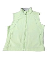 Columbia Sportswear Fleece Vest Apple Green Full Zip w/pockets Women&#39;s XL - $20.90