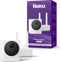 Roku Outdoor Camera For Home Security - Ip65 Weather Resistance Wireless, White - $58.92