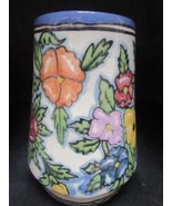 Vintage Puebla Mexico Talavera Casa Rogerio Crafted Pottery vase 7 x 3.7... - $196.88 CAD