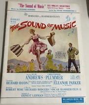 Rodgers and Hammerstein&#39;s The Sound of Music Organ selection sheet music... - $11.78