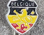 Belgique Shield Belgium European Crest Coat of Arms Travel Vintage Lapel... - £8.03 GBP