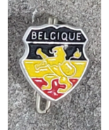 Belgique Shield Belgium European Crest Coat of Arms Travel Vintage Lapel... - £7.83 GBP